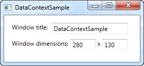 使用DataContext的几个数据绑定