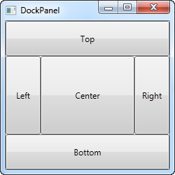已为子控件指定宽度或高度的DockPanel