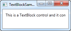 一個文字太長無法完整顯示的TextBlock控制項