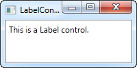 一个简单的Label控件