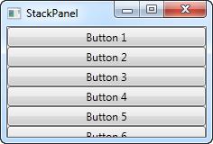 垂直模式的简单StackPanel