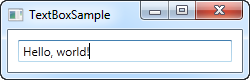 一个简单的TextBox控件