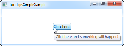 一个简单的ToolTip示例
