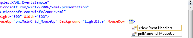 Visual Studio 提示可以创建新的事件处理方法